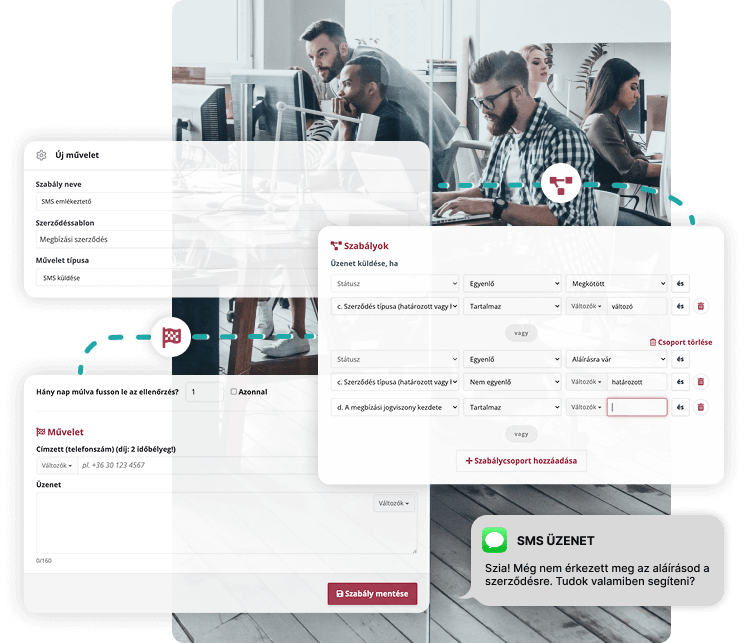 Irányítsd a szerződéseid folyamatait anélkül, hogy minden lépést kézzel kezelnél.